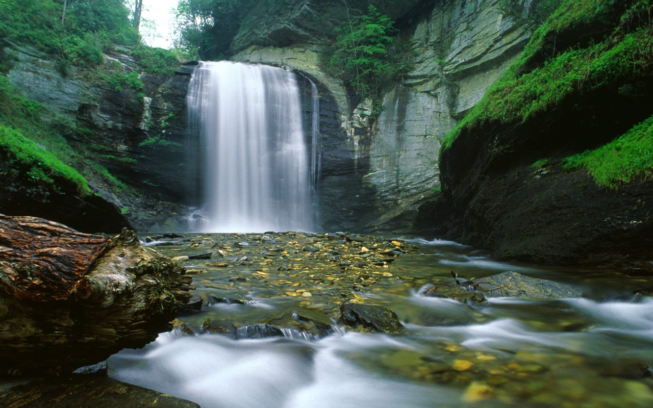 Waterfall-Streams Wallpaper (5) #16 - 1280x800