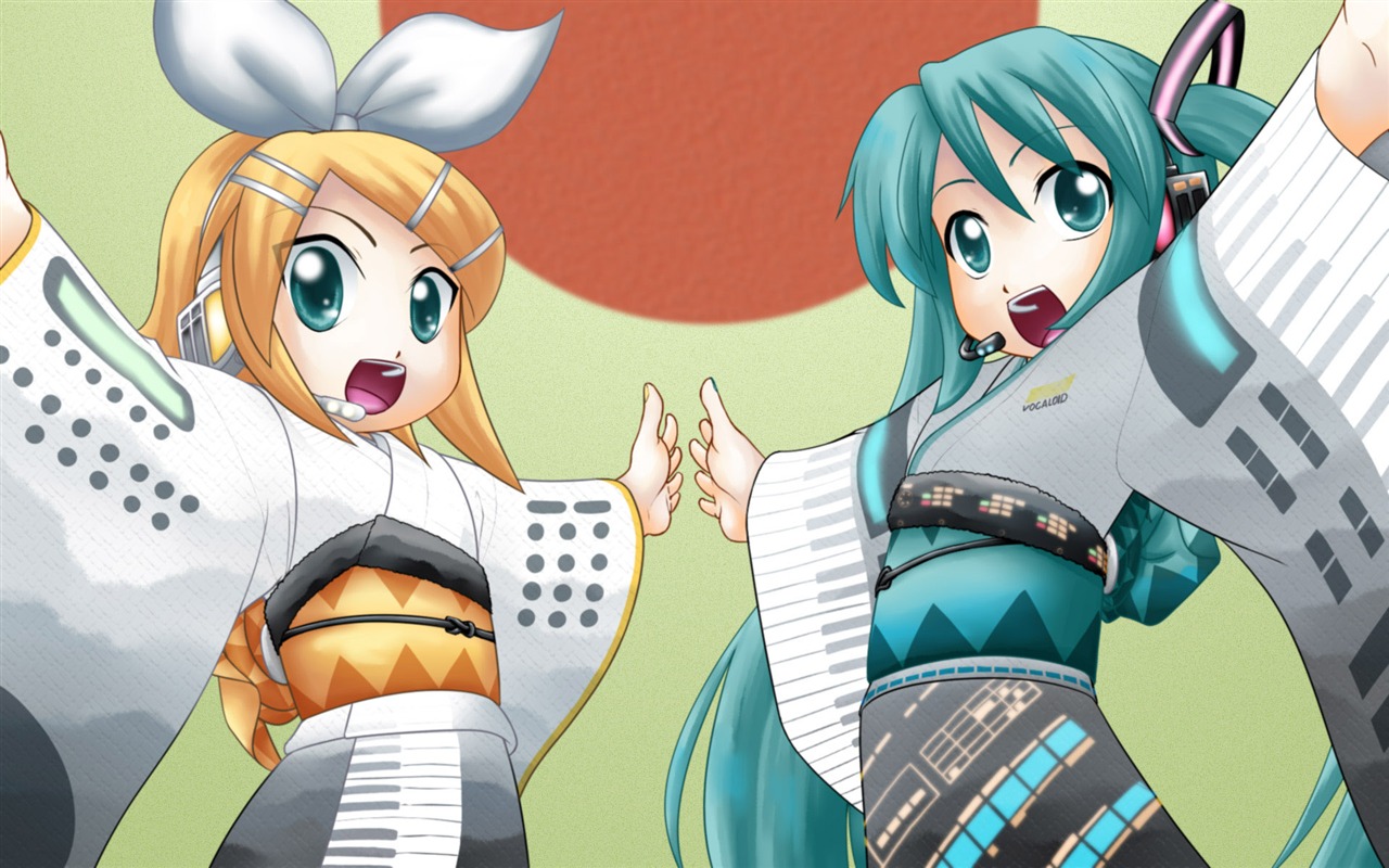 Hatsune next series wallpaper (1) #3 - 1280x800