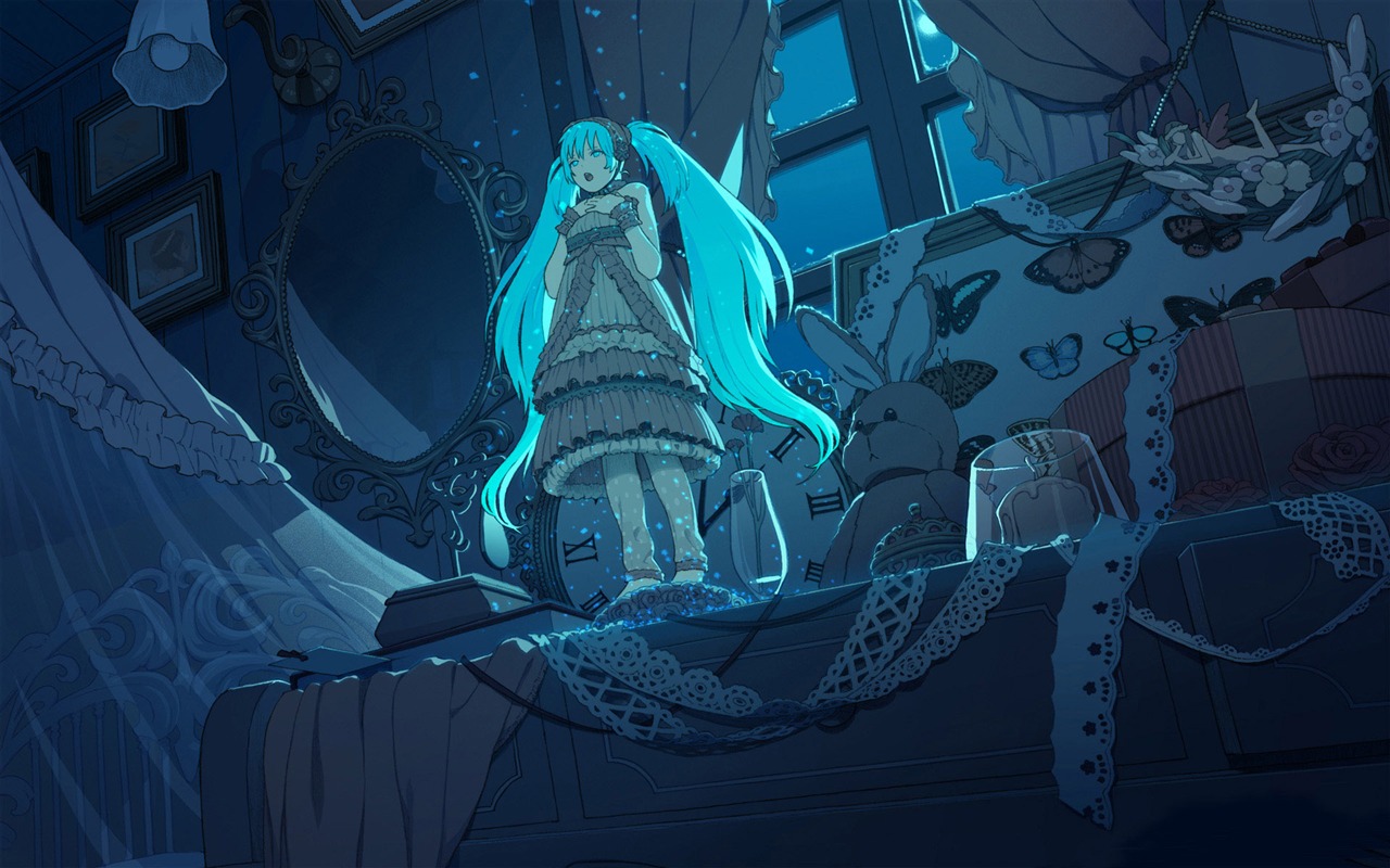 Hatsune next series wallpaper (1) #6 - 1280x800