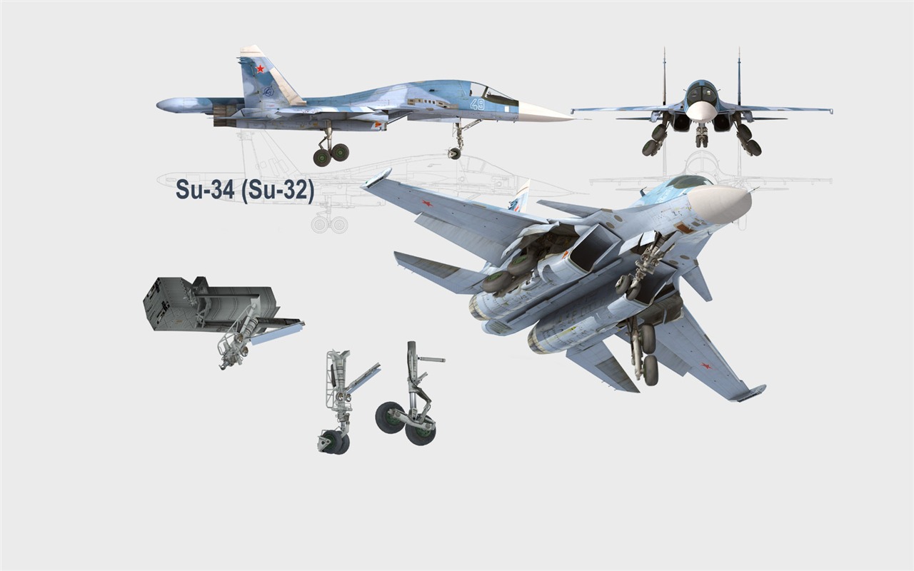 CGの壁紙軍用機 #4 - 1280x800