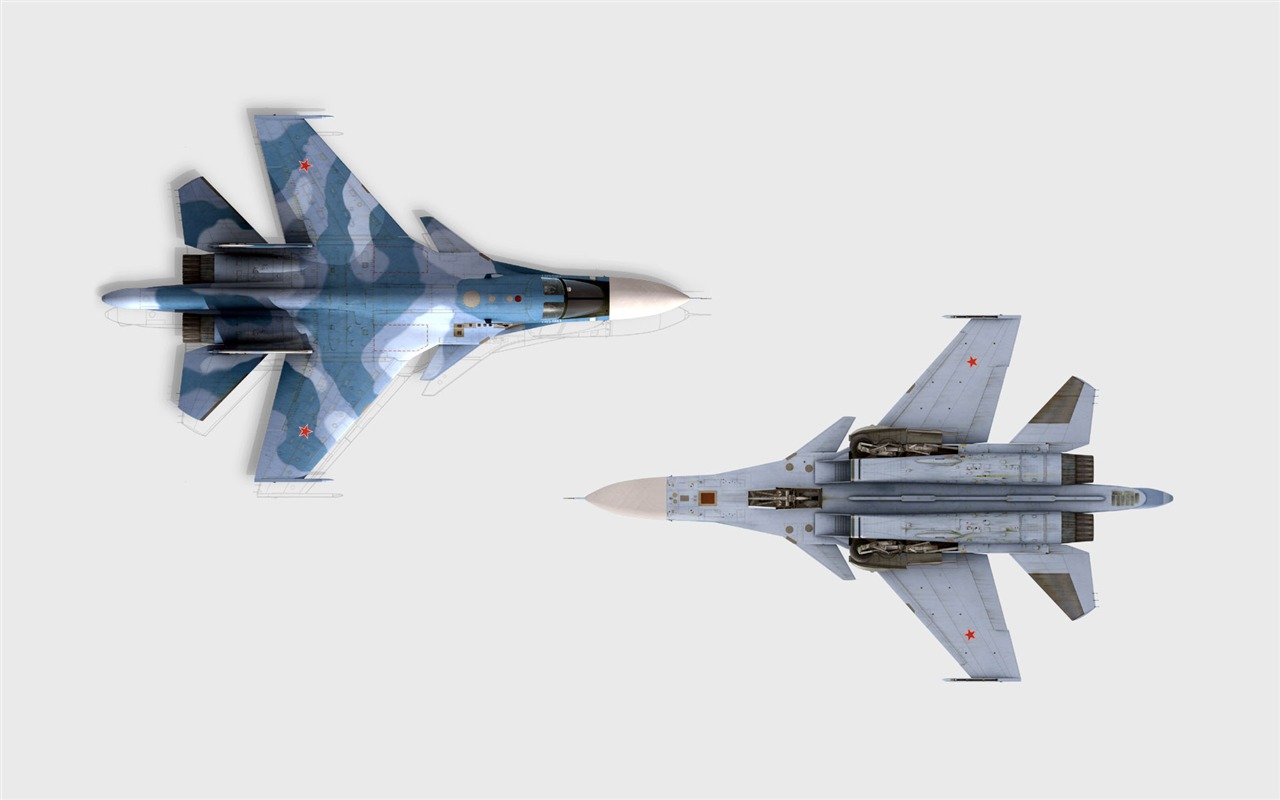 CG Wallpaper Militärflugzeugen #5 - 1280x800