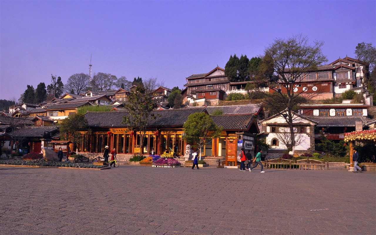 Lijiang ancient town atmosphere (2) (old Hong OK works) #6 - 1280x800