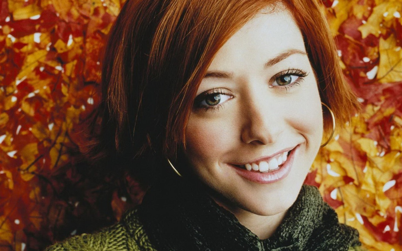 Alyson Hannigan beautiful wallpaper #6 - 1280x800