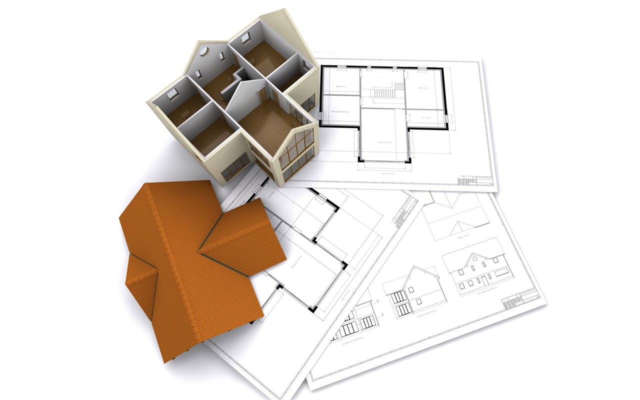 3D 建筑设计 壁纸(一)3 - 1280x800