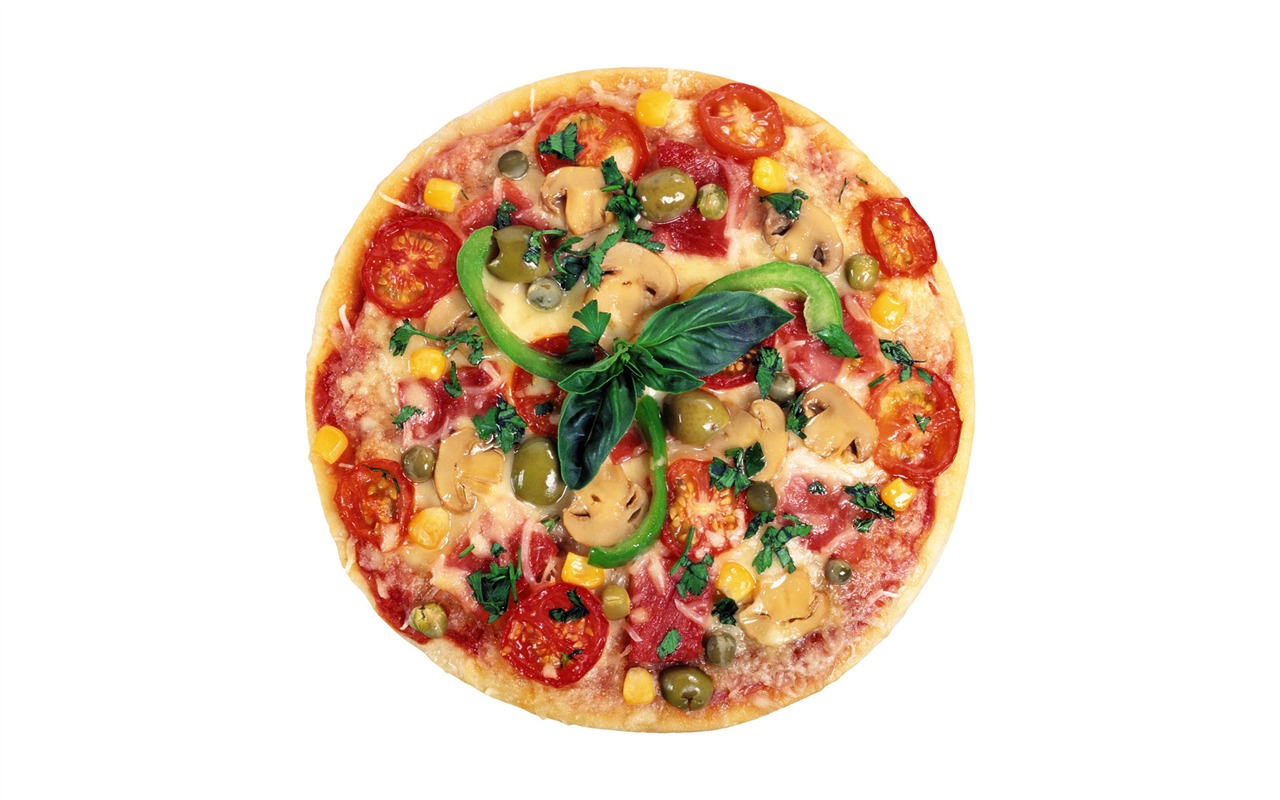 Pizza Jídlo tapety (3) #3 - 1280x800