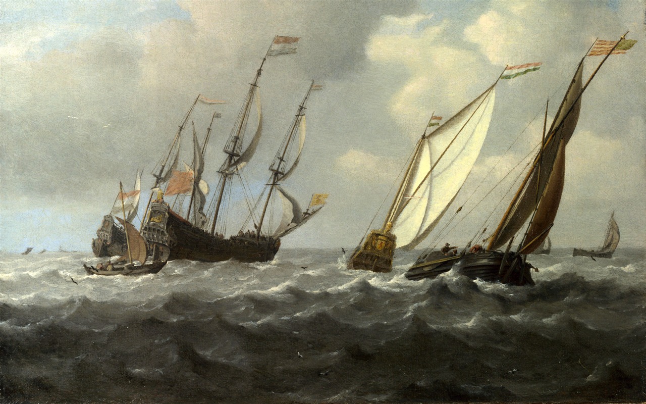 倫敦畫廊帆船 壁紙(二) #1 - 1280x800