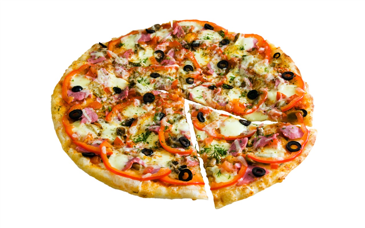 Pizza Jídlo tapety (4) #10 - 1280x800