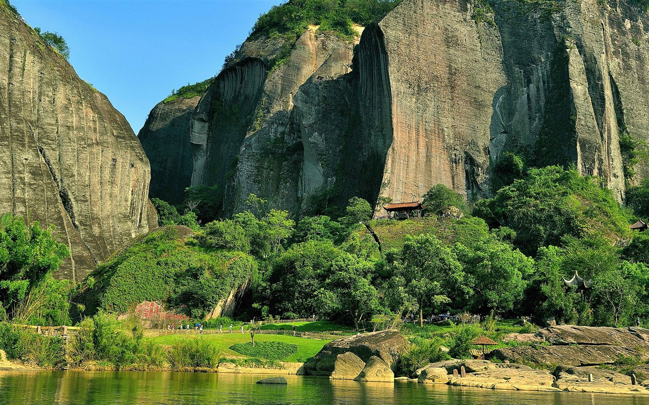 Wuyi jiuqu Landschaft (Foto Works of change) #11 - 1280x800