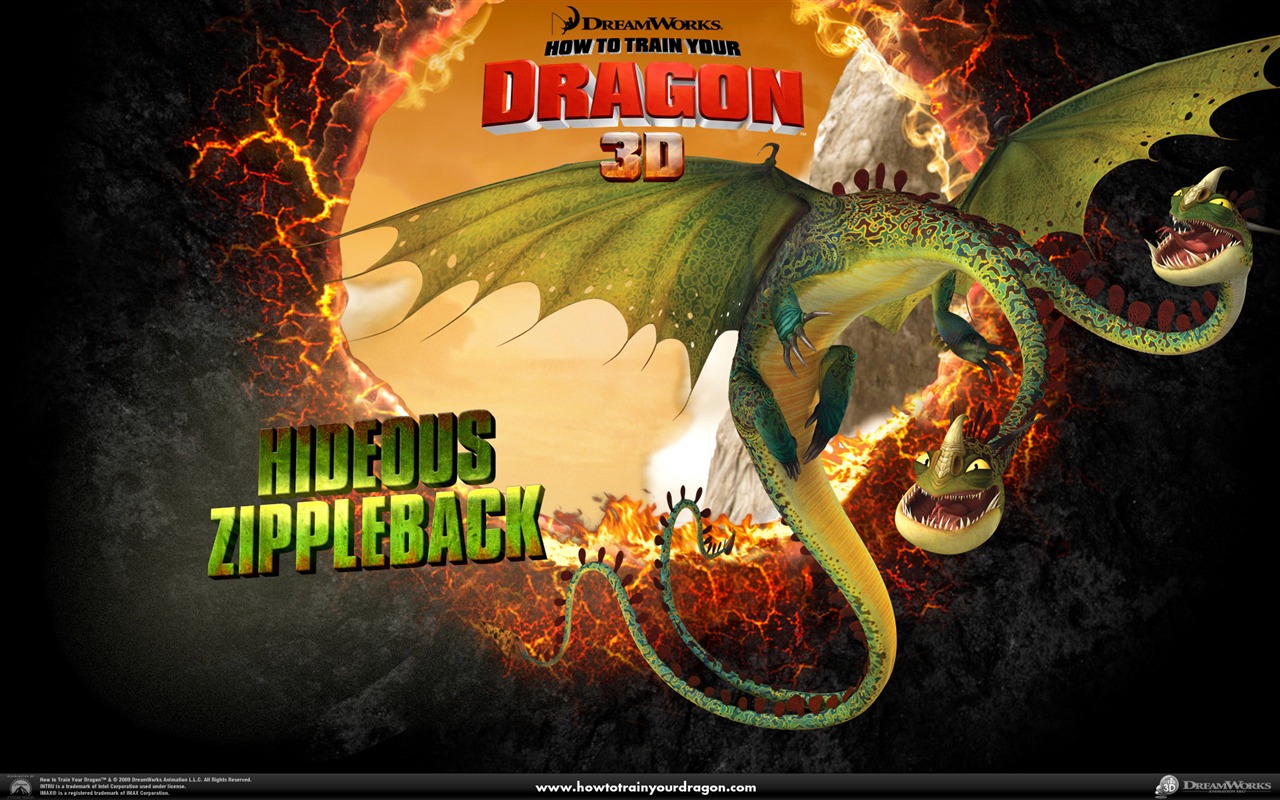 Comment former votre fond d'écran HD Dragon #3 - 1280x800