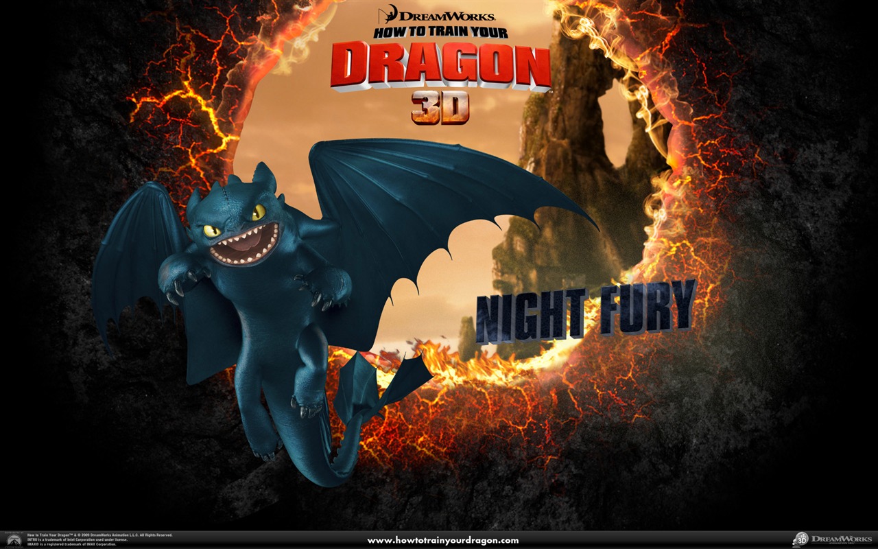 How to Train Your Dragon 驯龙高手 高清壁纸5 - 1280x800
