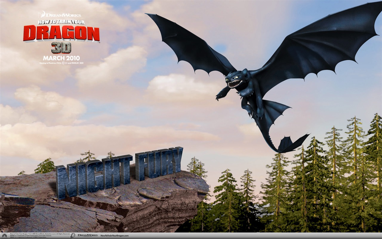 How to Train Your Dragon 驯龙高手 高清壁纸12 - 1280x800