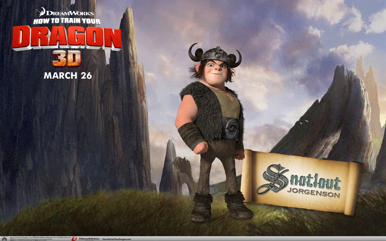 How to Train Your Dragon 驯龙高手 高清壁纸17 - 1280x800