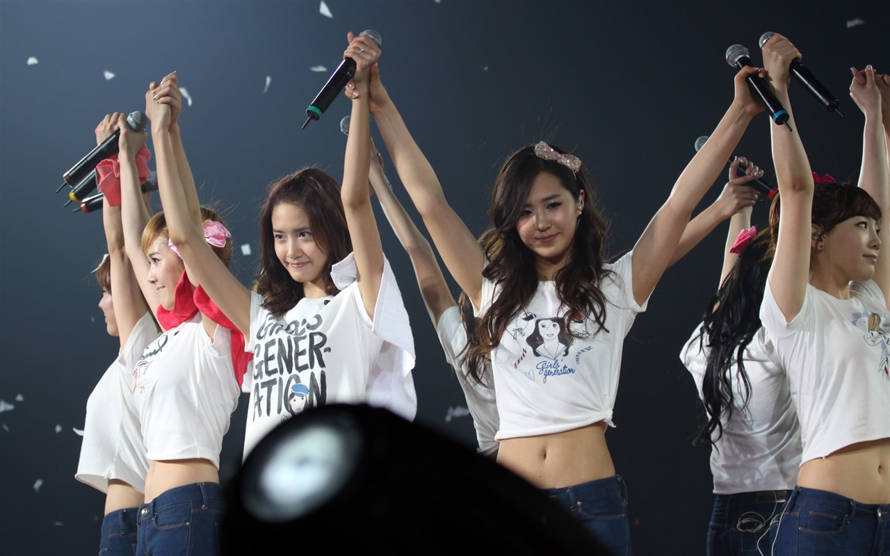 Fond d'écran Girls Generation concert (2) #4 - 1280x800