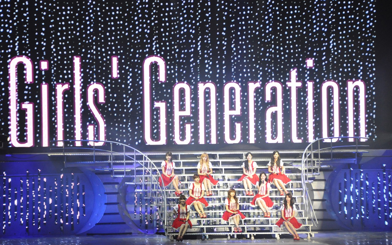 Girls Generation concert wallpaper (2) #9 - 1280x800