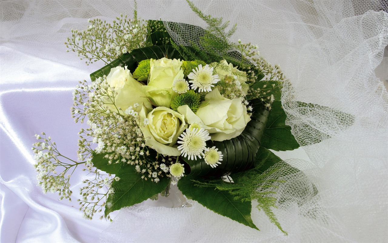 Svatby a květiny tapety (1) #13 - 1280x800