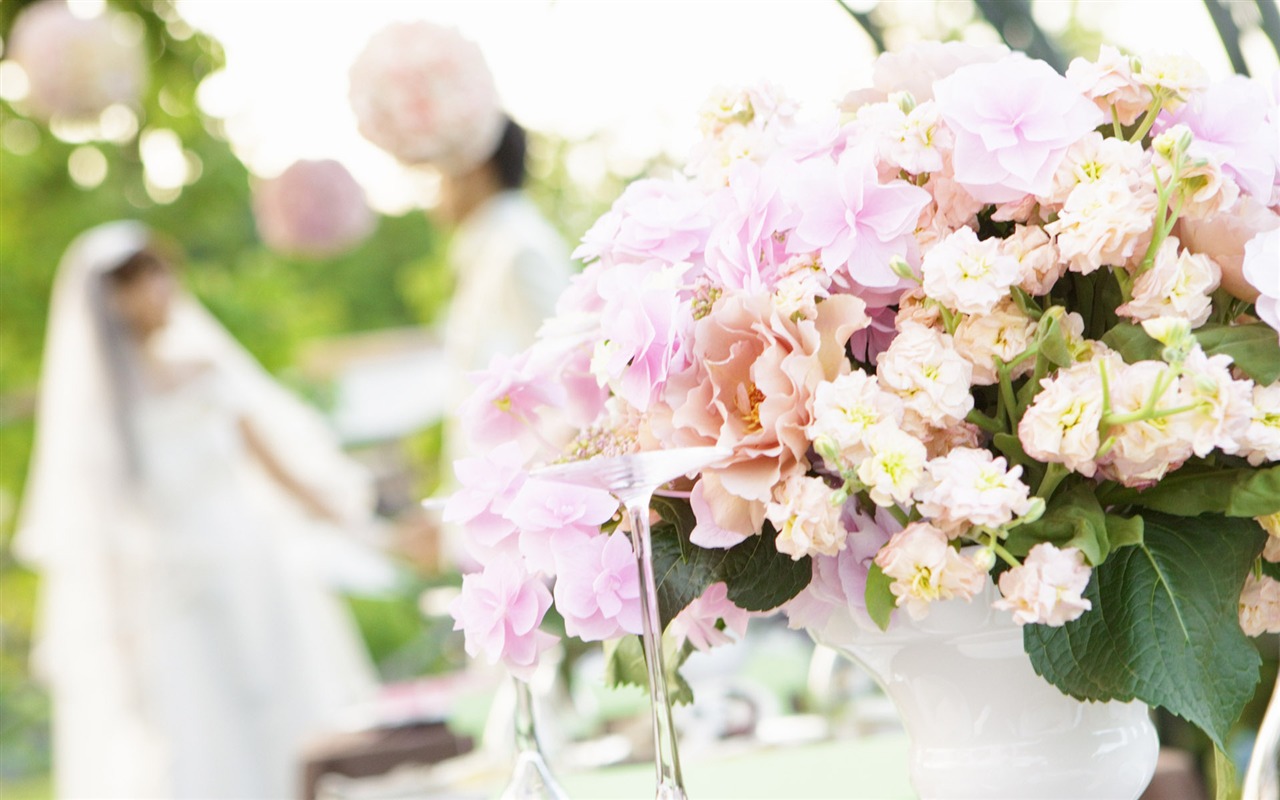 Weddings and Flowers wallpaper (2) #1 - 1280x800
