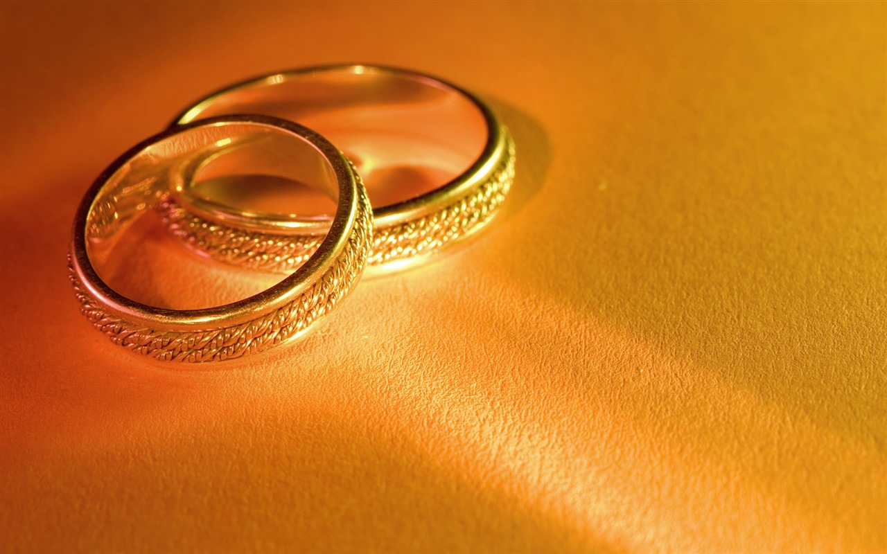 Свадьбы и свадебные кольца обои (1) #4 - 1280x800