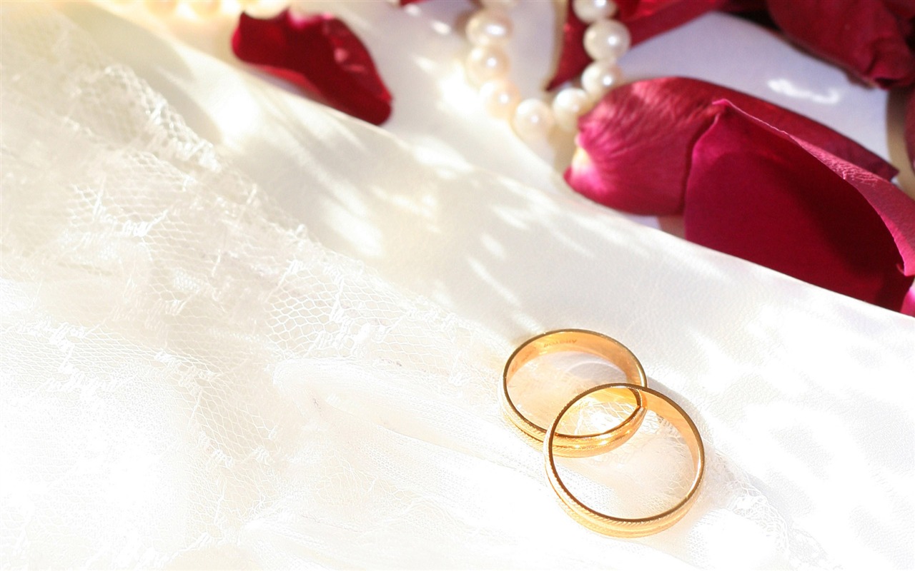 Svatby a svatební prsten tapety (1) #7 - 1280x800