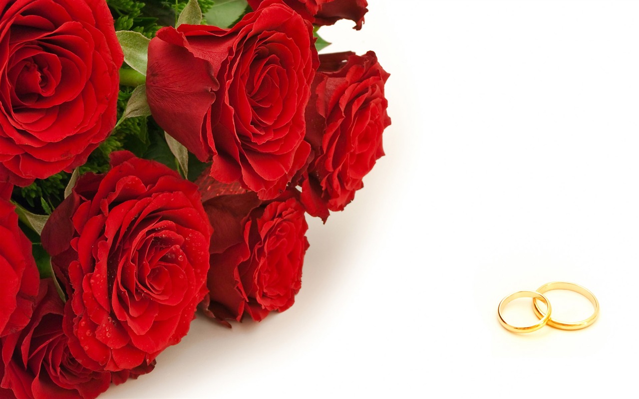 Свадьбы и свадебные кольца обои (2) #5 - 1280x800