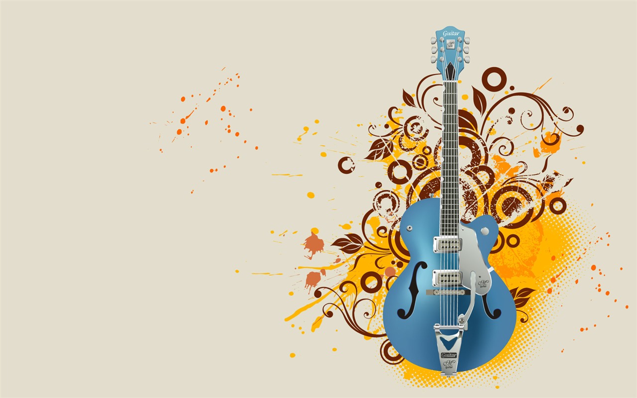 Vector musical theme wallpapers (3) #13 - 1280x800