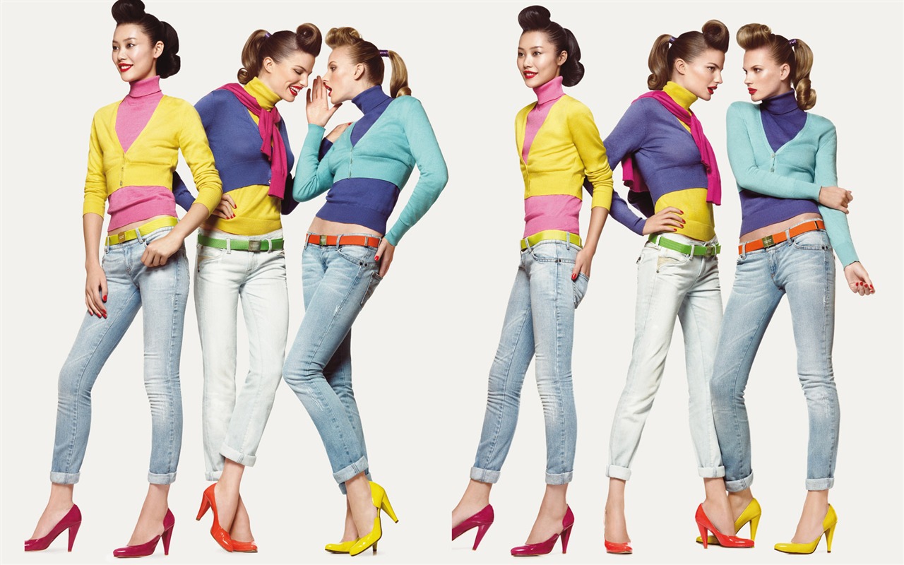 Colorful fashion wallpaper (5) #9 - 1280x800