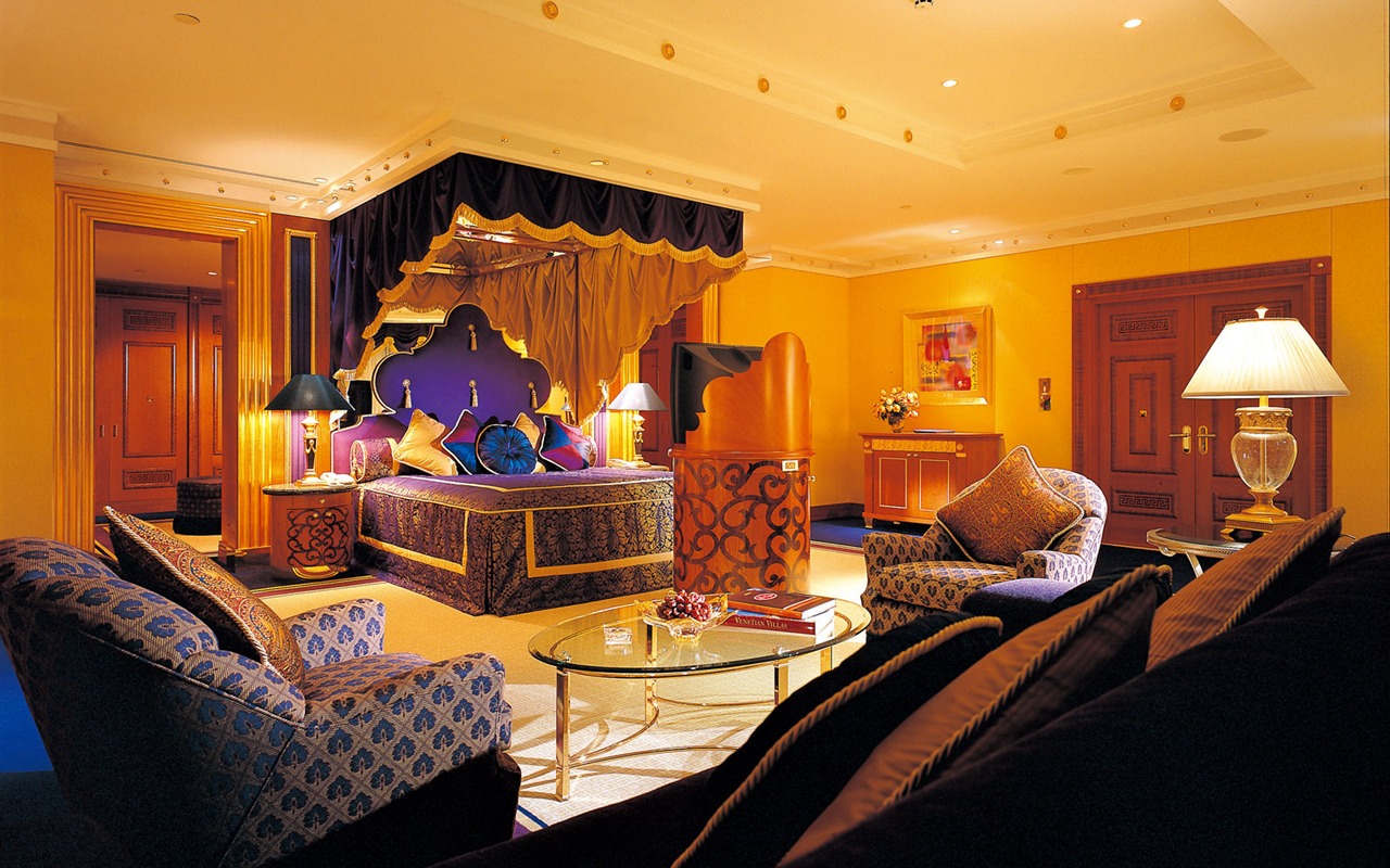 Sept étoiles hôtel Burj Dubai fonds d'écran #2 - 1280x800