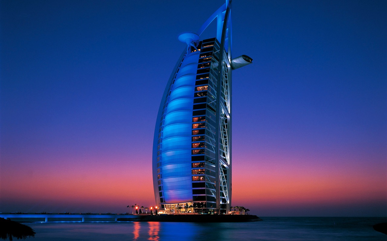 Sept étoiles hôtel Burj Dubai fonds d'écran #5 - 1280x800