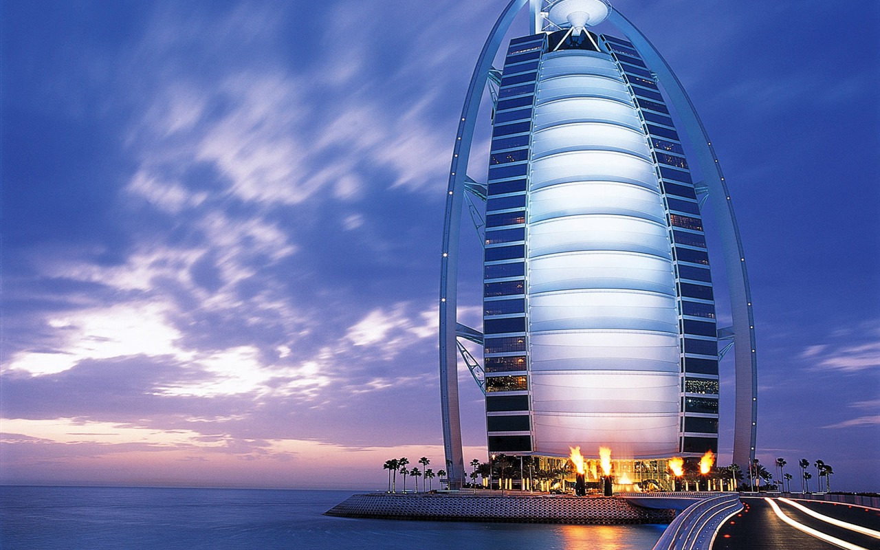 Sept étoiles hôtel Burj Dubai fonds d'écran #13 - 1280x800