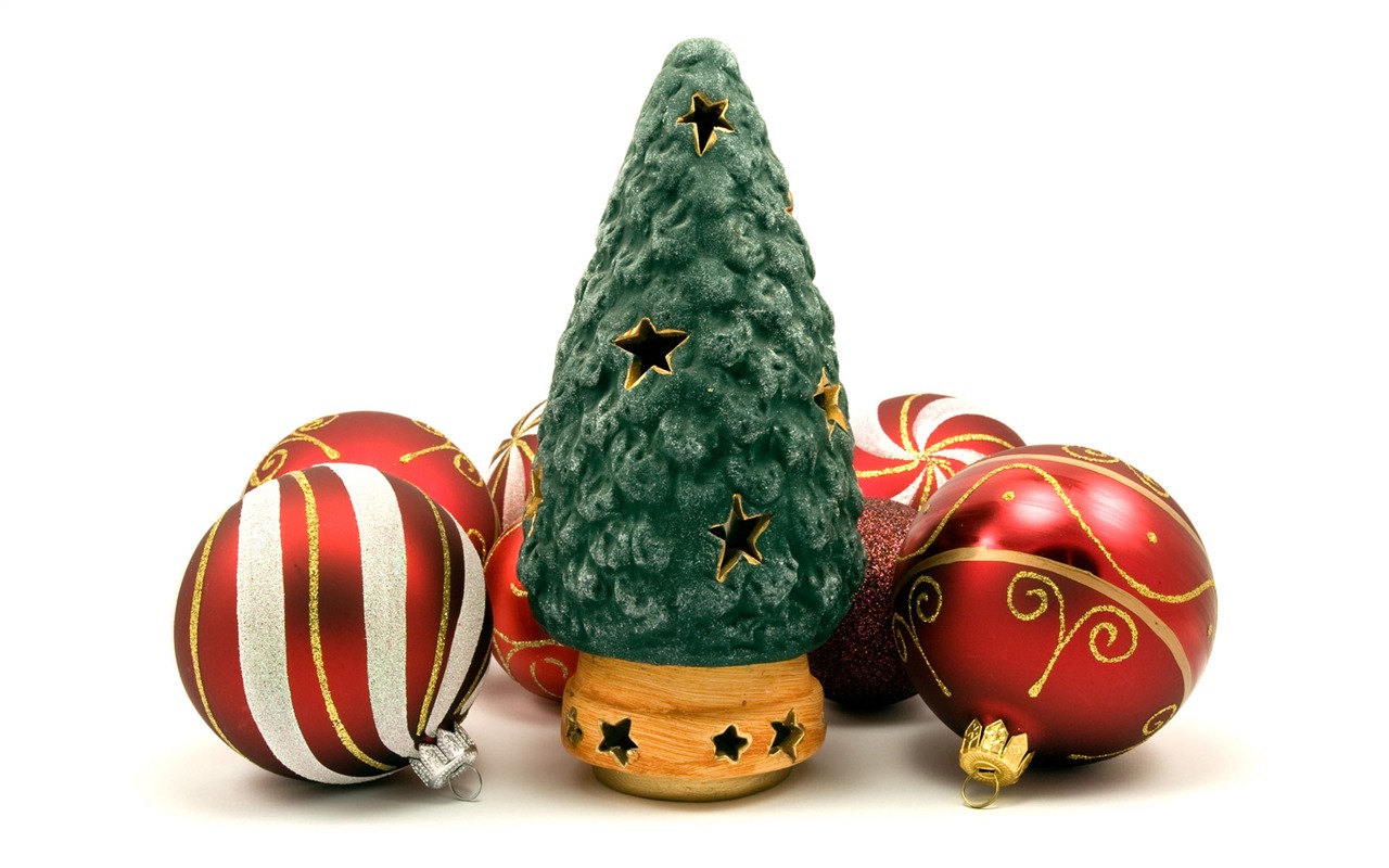 Рождественские шары обои (3) #3 - 1280x800