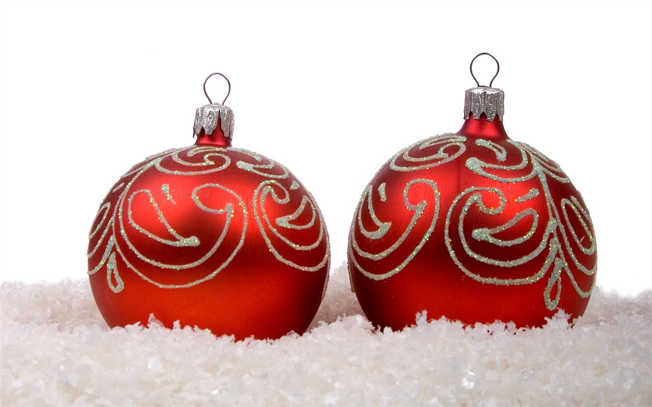 Рождественские шары обои (3) #15 - 1280x800