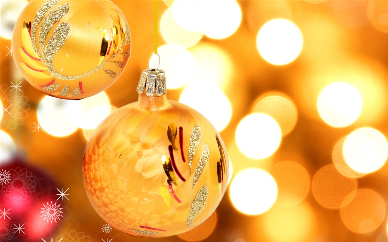 Christmas balls wallpaper (4) #11 - 1280x800