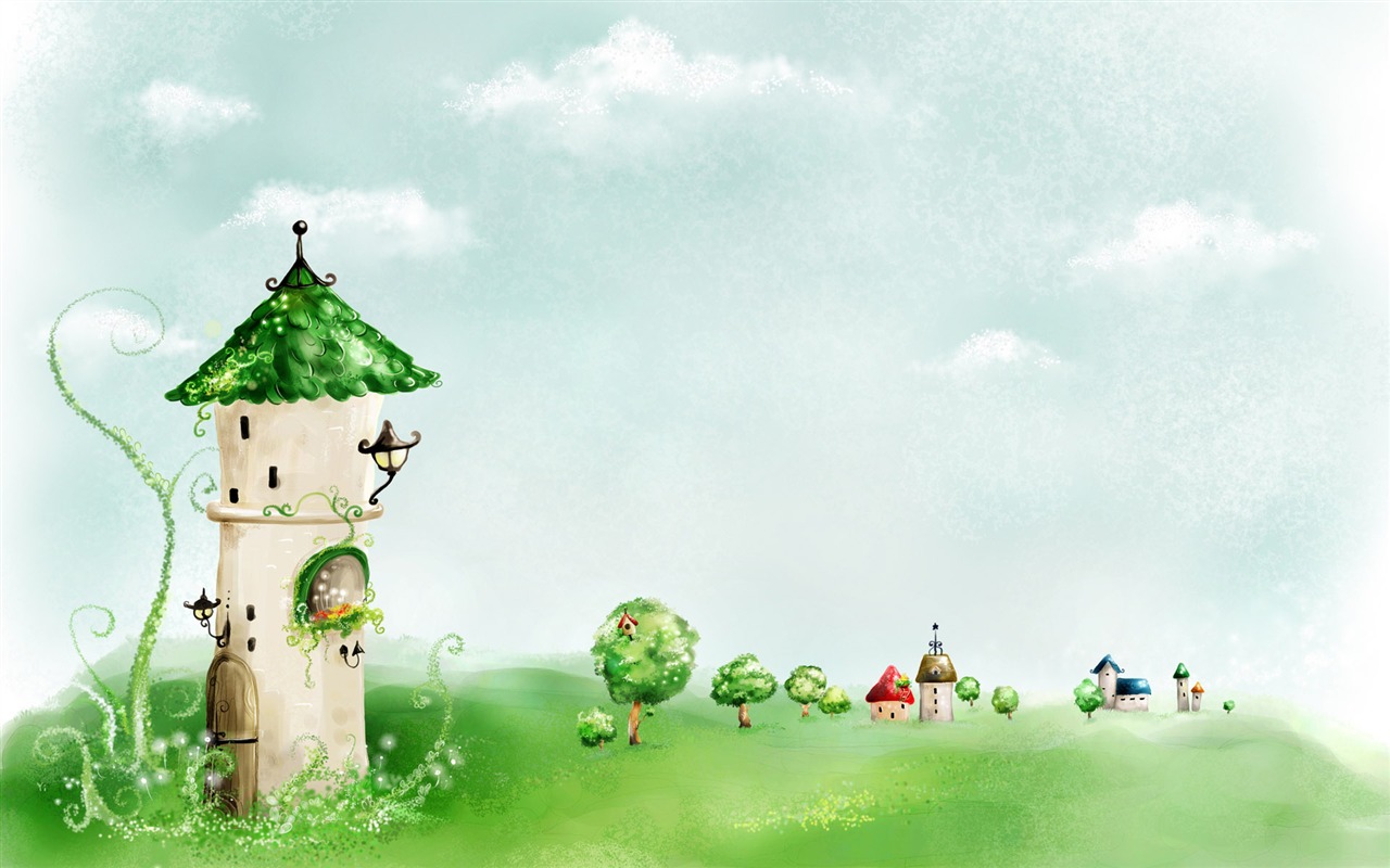 Hand-painted Fantasy Wallpapers (1) #15 - 1280x800