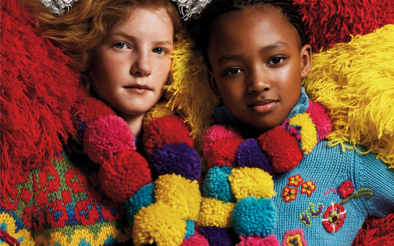 Los niños de colores de moda de papel tapiz (4) #9 - 1280x800