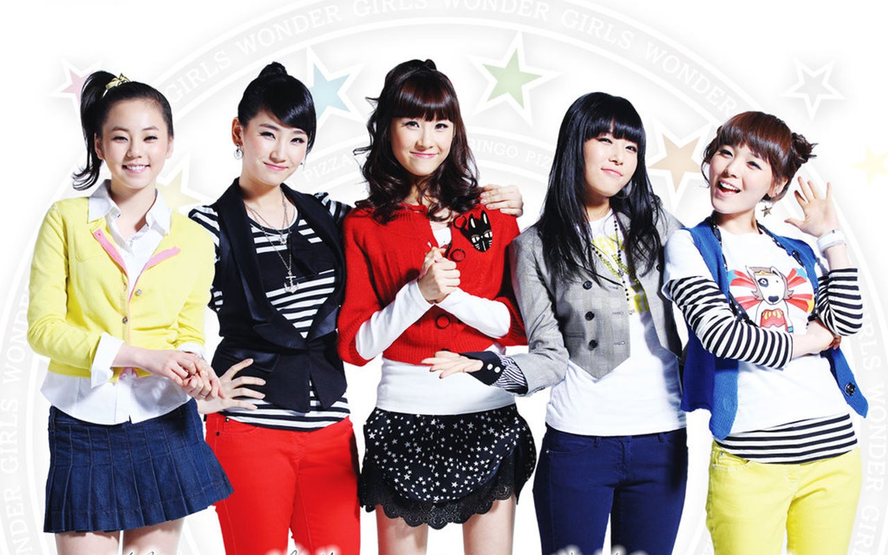 Wonder Girls Korejština krásu portfolio #2 - 1280x800