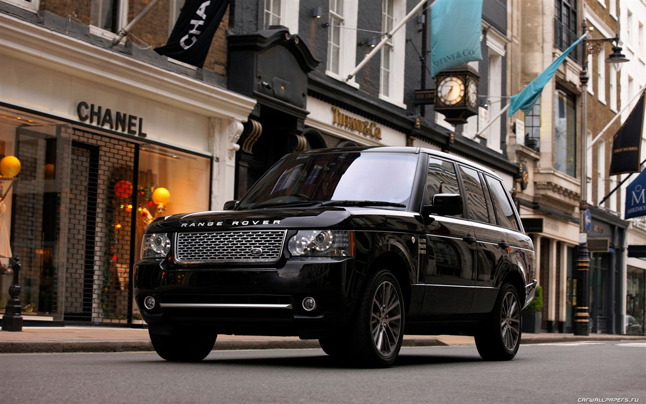 Land Rover Range Rover Black Edition - 2011 HD wallpaper #1 - 1280x800