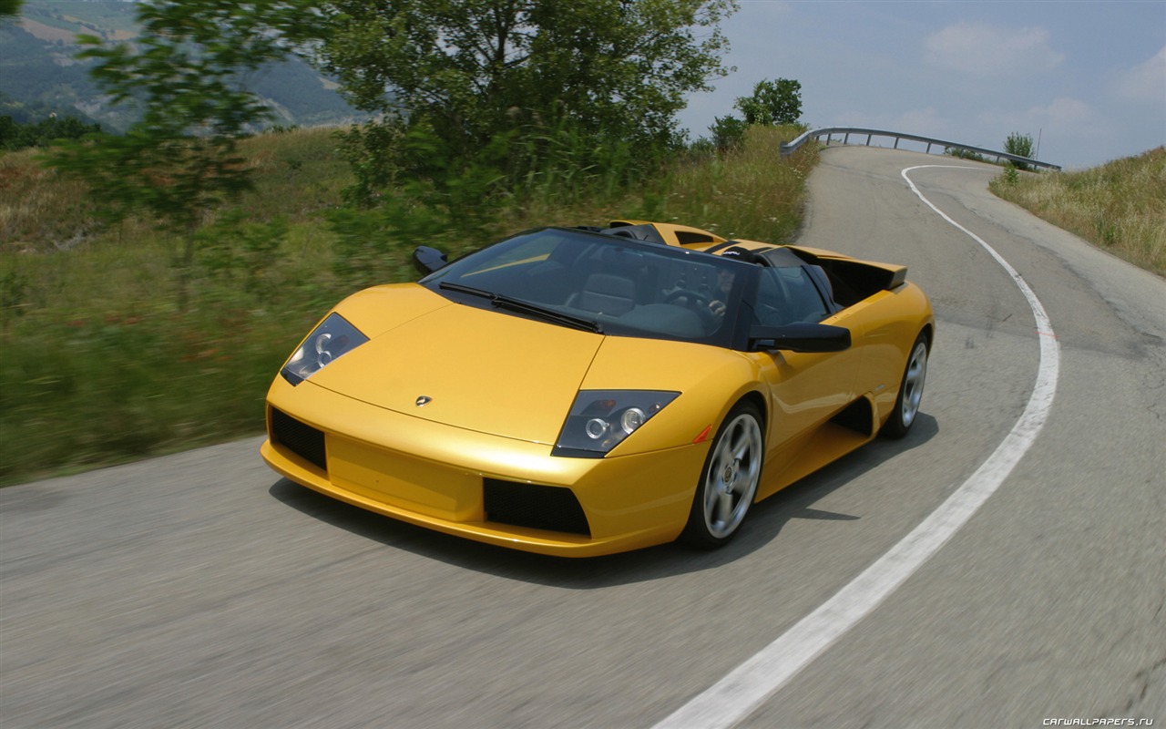 Lamborghini Murcielago Roadster - 2004 fonds d'écran HD #3 - 1280x800