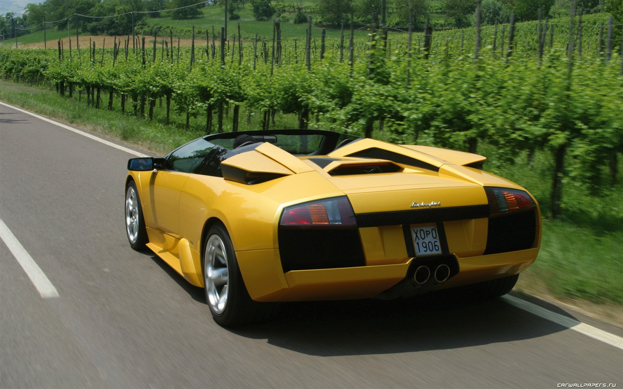 Lamborghini Murcielago Roadster - 2004 HD обои #8 - 1280x800