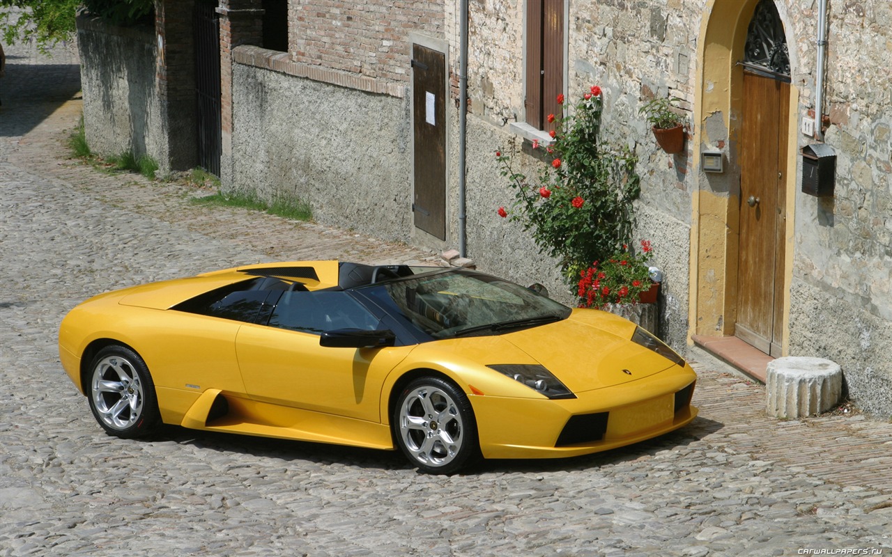 Lamborghini Murcielago Roadster - 2004 HD обои #14 - 1280x800