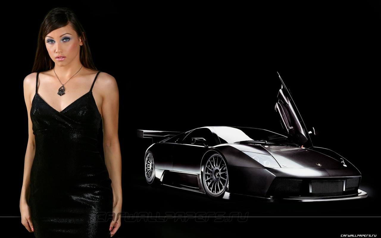 Cars and Girls wallpapers (2) #3 - 1280x800