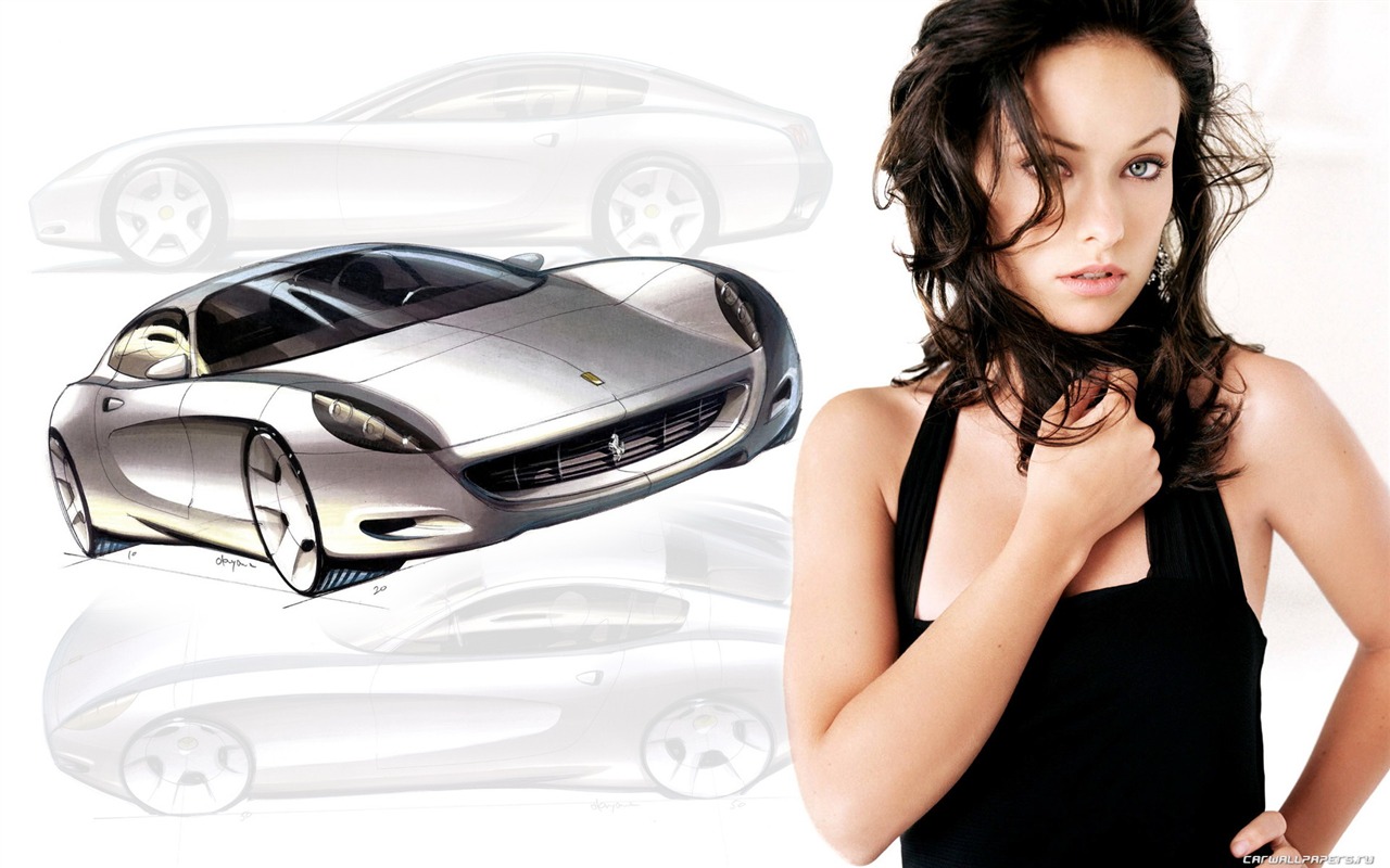 Cars and Girls wallpapers (2) #15 - 1280x800