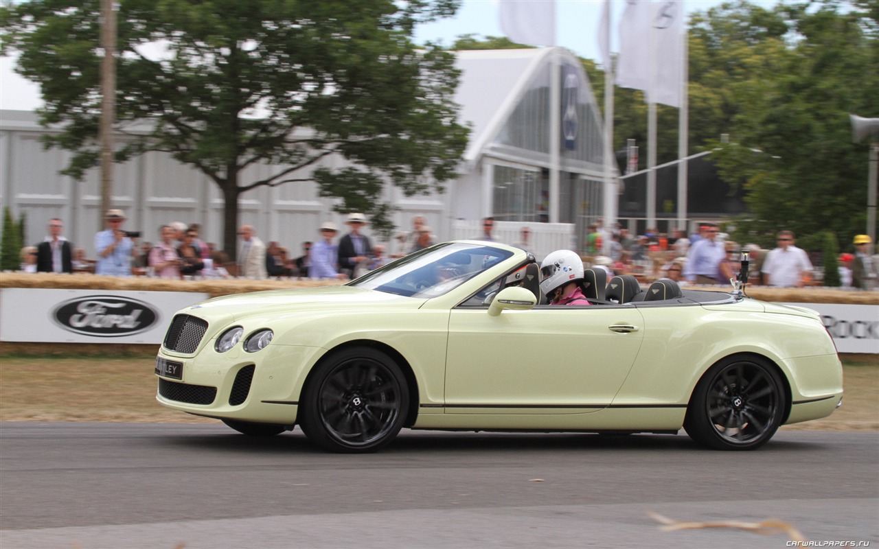 Bentley Continental Supersports Convertible - 2010 fonds d'écran HD #27 - 1280x800
