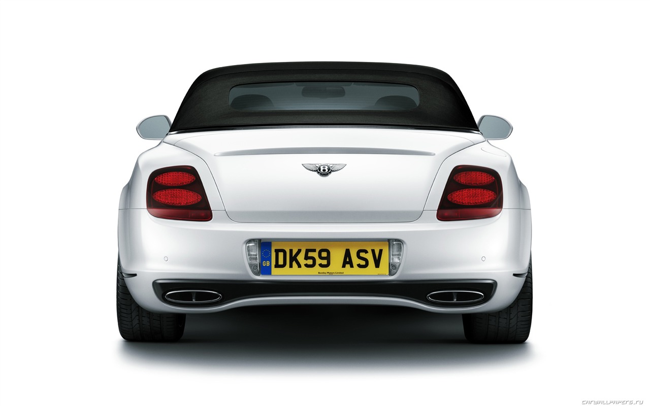 Bentley Continental Supersports Cabrio - 2010 HD Wallpaper #55 - 1280x800