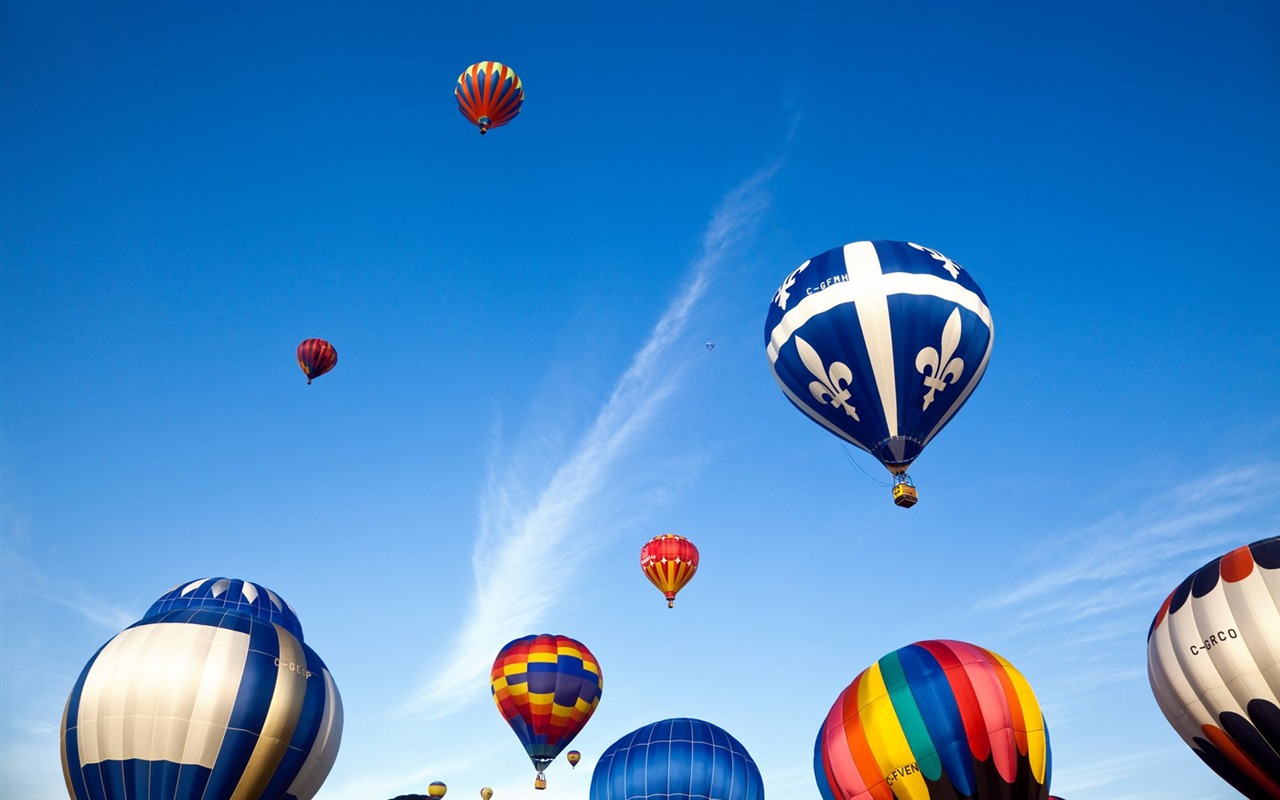 Colorful hot air balloons wallpaper (1) #9 - 1280x800