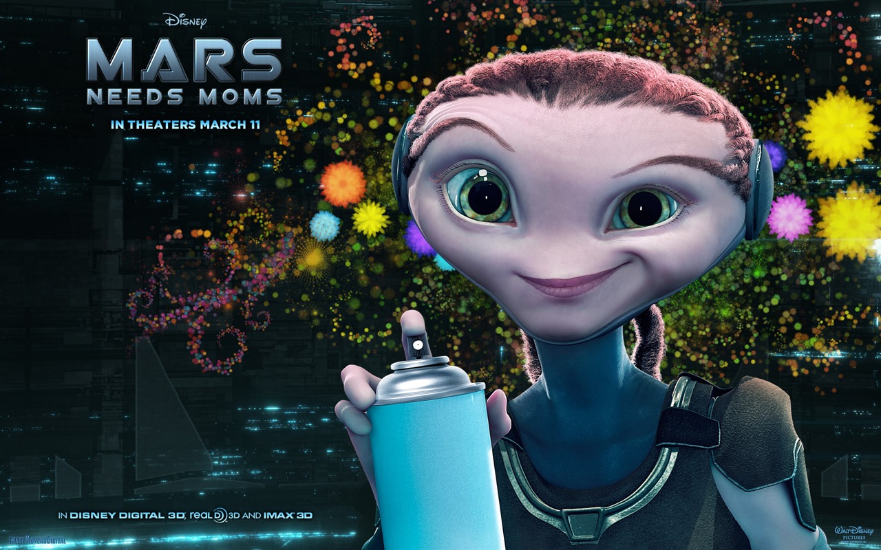 Mars Needs Moms fondos de pantalla #3 - 1280x800