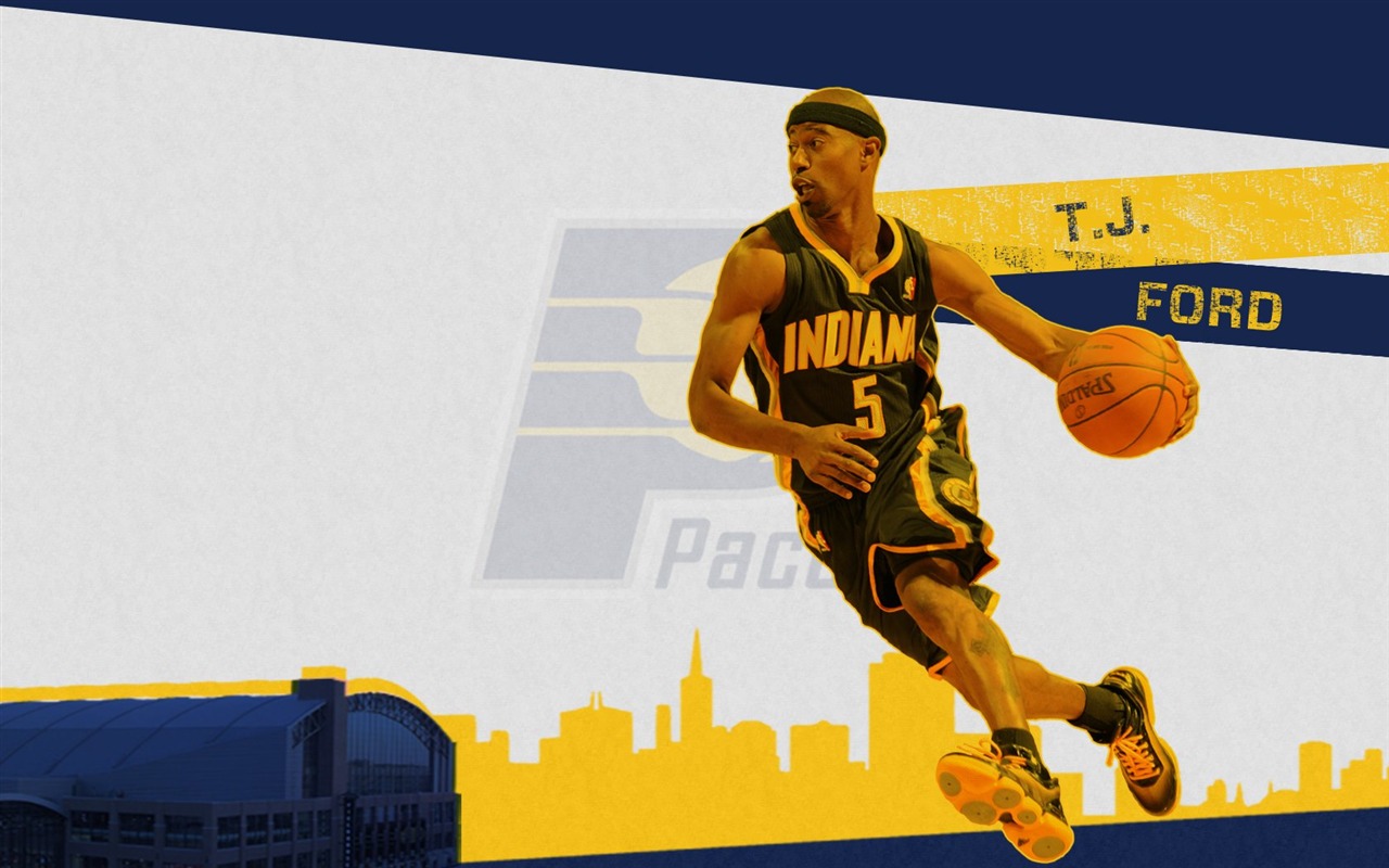 NBA 2010-11赛季 印第安纳步行者队 壁纸5 - 1280x800