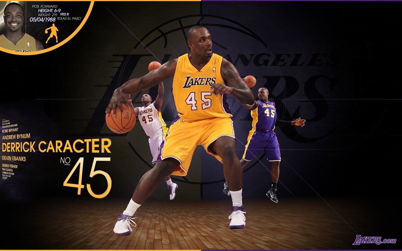 НБА 2010-11 сезона, Лос-Анджелес Лейкерс стола #3 - 1280x800