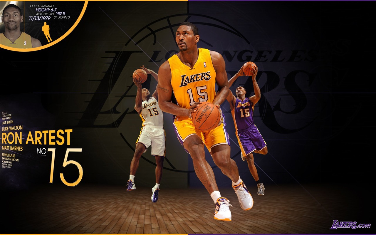 NBA 2010-11赛季 洛杉矶湖人队 壁纸11 - 1280x800