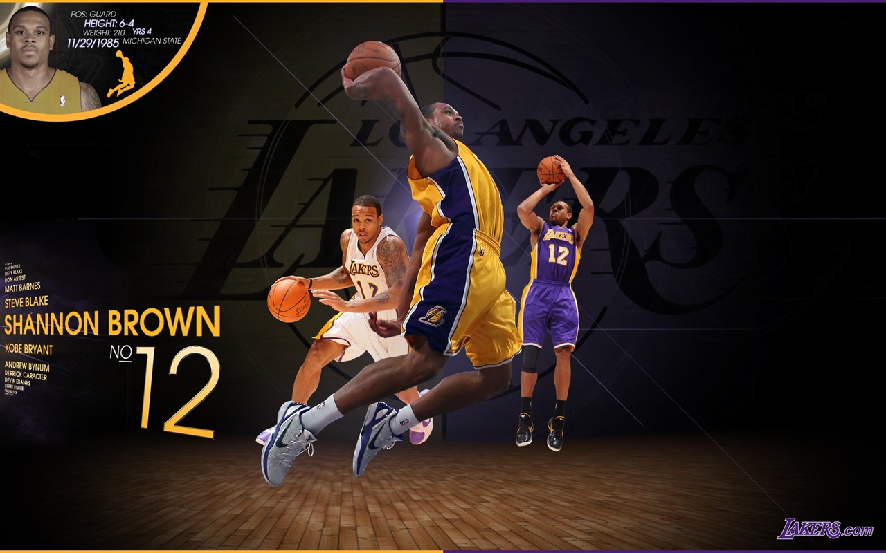 НБА 2010-11 сезона, Лос-Анджелес Лейкерс стола #12 - 1280x800