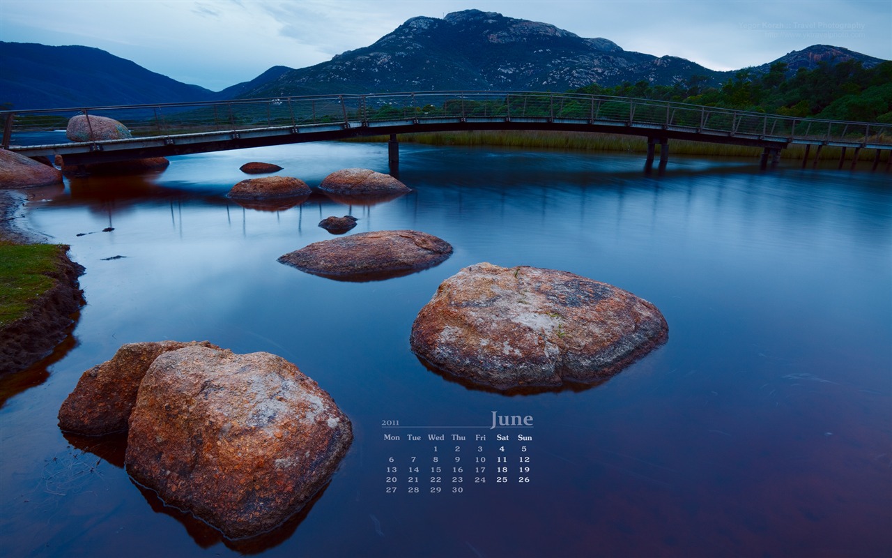 June 2011 Calendar Wallpaper (2) #20 - 1280x800