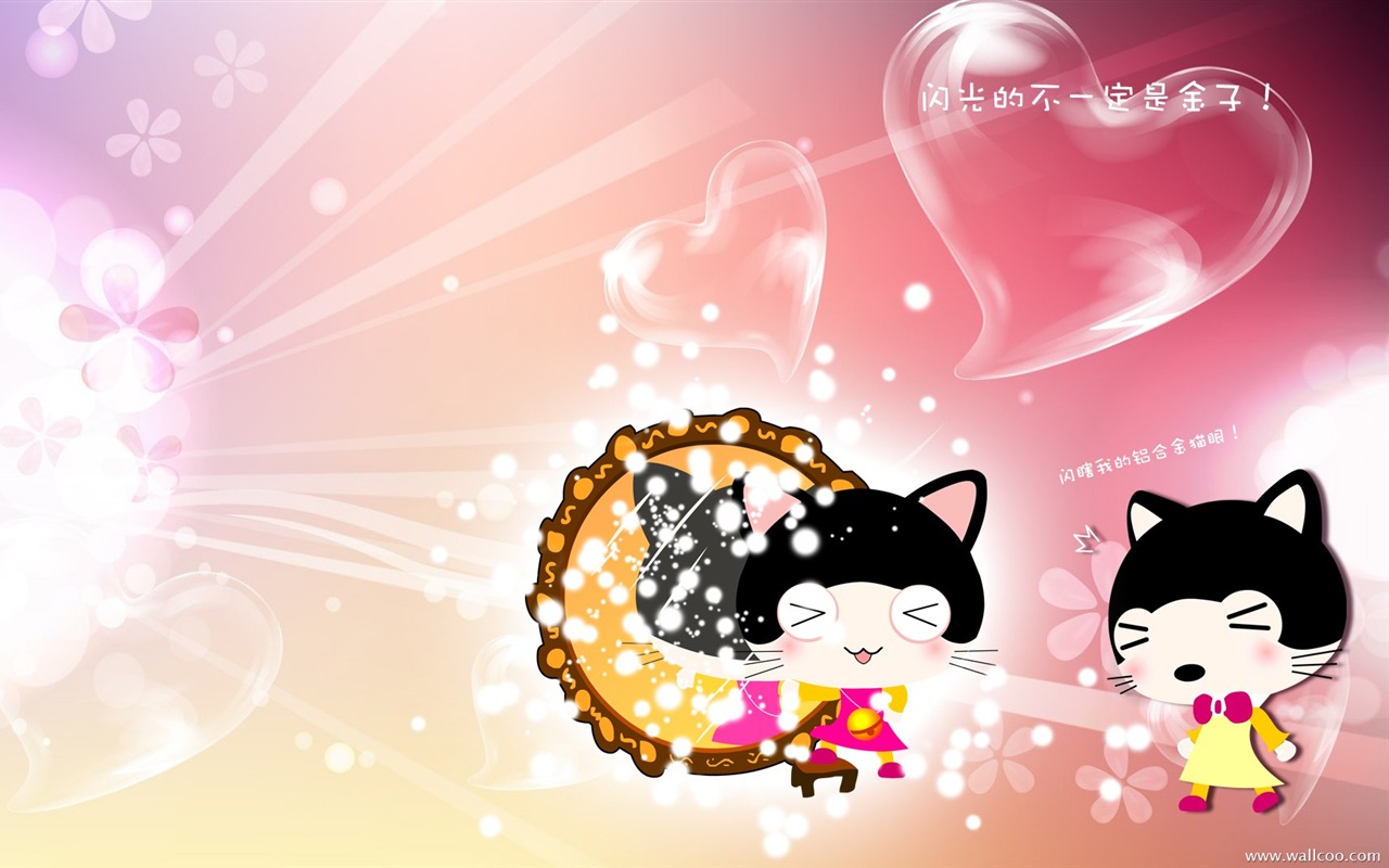 Baby cat cartoon wallpaper (1) #20 - 1280x800